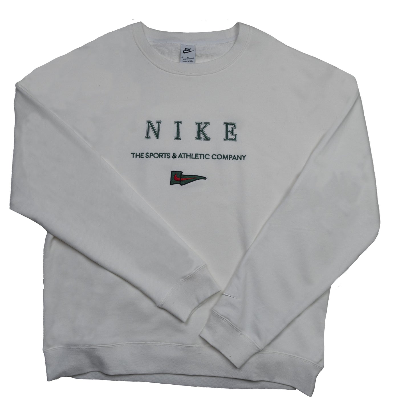 Vintage Nike Crewneck Sweater in White